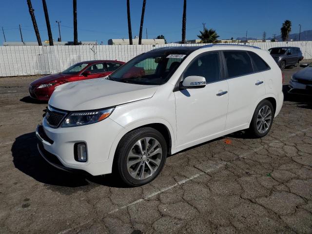 5XYKW4A73FG563167 - 2015 KIA SORENTO SX WHITE photo 1