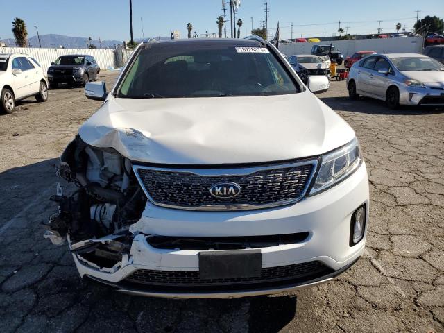 5XYKW4A73FG563167 - 2015 KIA SORENTO SX WHITE photo 5