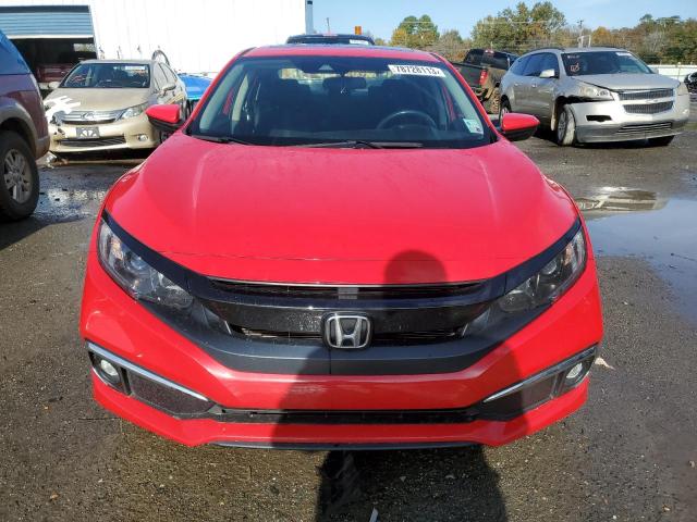 JHMFC1F33KX001838 - 2019 HONDA CIVIC EX RED photo 5