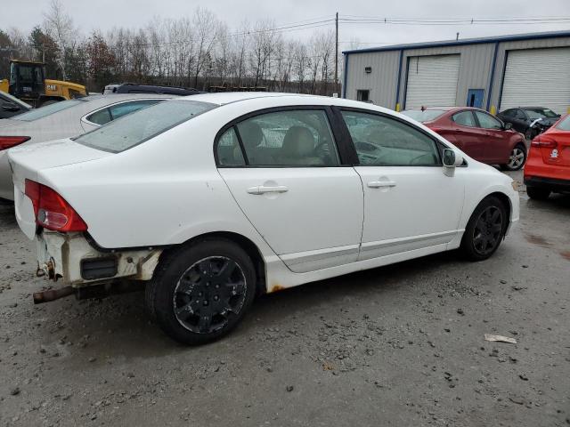 2HGFA16588H320708 - 2008 HONDA CIVIC LX WHITE photo 3