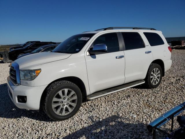 5TDZY68A88S014964 - 2008 TOYOTA SEQUOIA LIMITED WHITE photo 1