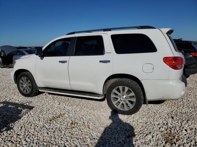 5TDZY68A88S014964 - 2008 TOYOTA SEQUOIA LIMITED WHITE photo 2