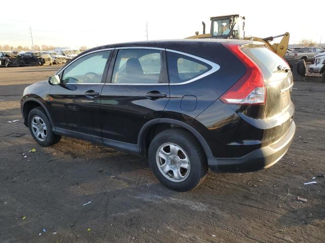 2HKRM4H33DH666991 - 2013 HONDA CR-V LX BLACK photo 2