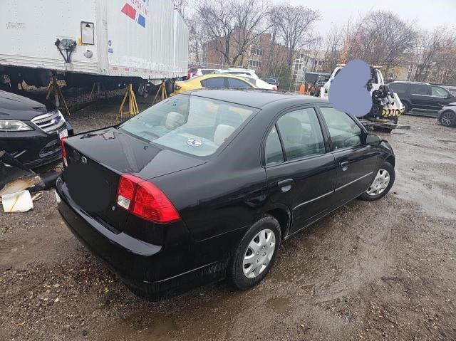 2HGES16335H574846 - 2005 HONDA CIVIC DX VP BLACK photo 4