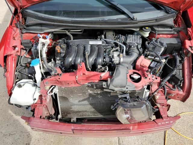 3HGGK5H53FM775356 - 2015 HONDA FIT LX RED photo 11