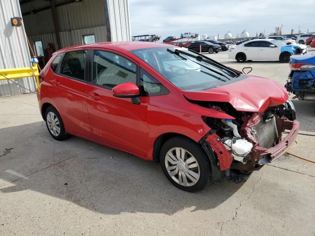 3HGGK5H53FM775356 - 2015 HONDA FIT LX RED photo 4