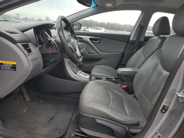 KMHDH4AE7CU304401 - 2012 HYUNDAI ELANTRA GLS GRAY photo 7