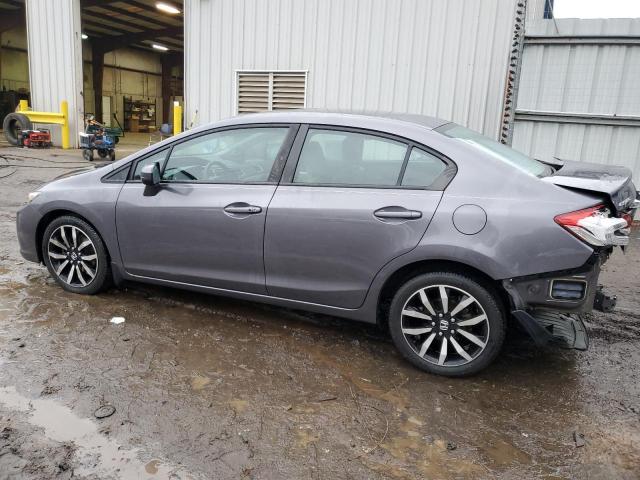 19XFB2F91FE103059 - 2015 HONDA CIVIC EXL ნაცრისფერი ფოტო 2