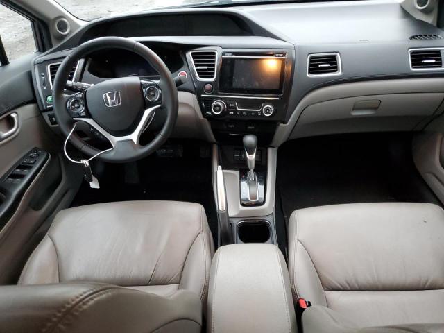 19XFB2F91FE103059 - 2015 HONDA CIVIC EXL ნაცრისფერი ფოტო 8