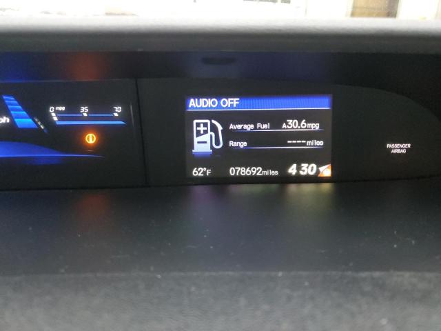 19XFB2F91FE103059 - 2015 HONDA CIVIC EXL ნაცრისფერი ფოტო 9