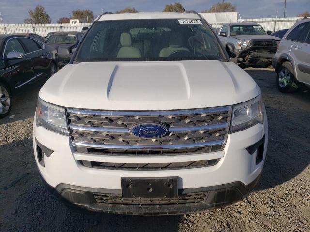 1FM5K7BH9JGA69186 - 2018 FORD EXPLORER WHITE photo 5