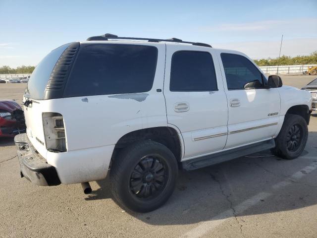 1GNEC13T41R227575 - 2001 CHEVROLET TAHOE C1500 WHITE photo 3