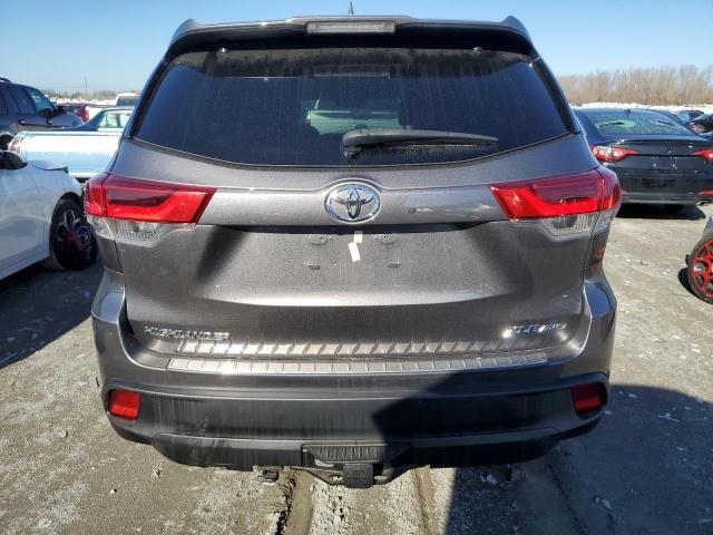 5TDJZRFH3KS928168 - 2019 TOYOTA HIGHLANDER SE GRAY photo 6