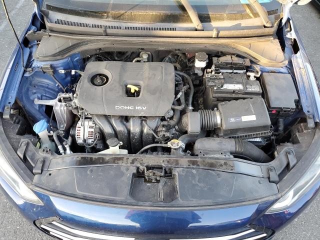 5NPD84LF0HH052020 - 2017 HYUNDAI ELANTRA SE BLUE photo 11