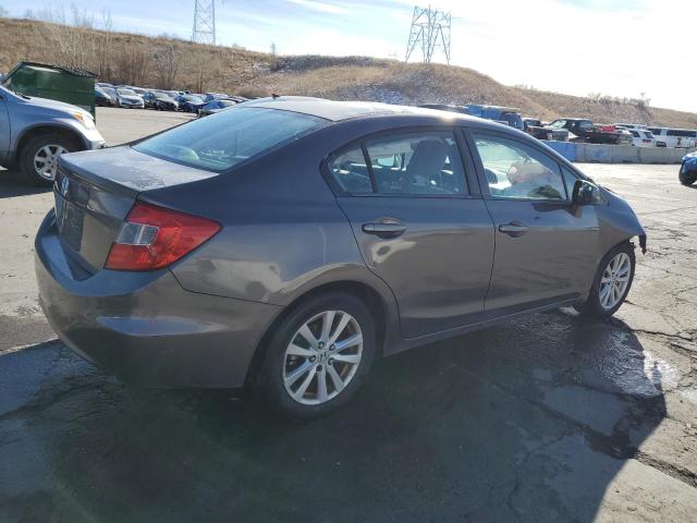 2HGFB2F83CH522863 - 2012 HONDA CIVIC EX BROWN photo 3