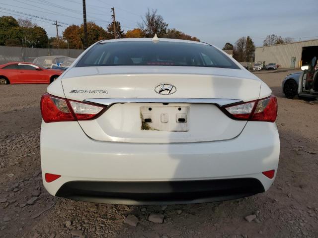 5NPEB4AC4EH851552 - 2014 HYUNDAI SONATA GLS WHITE photo 6