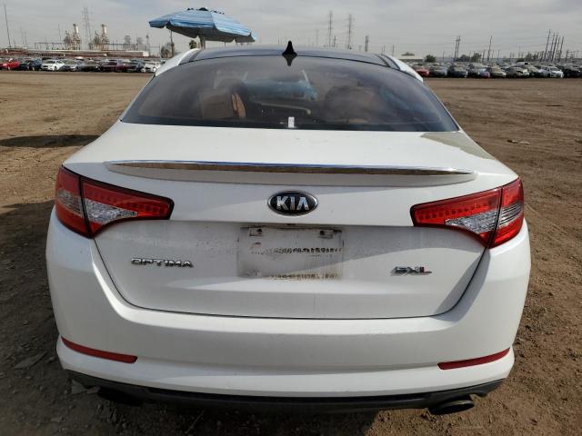 5XXGR4A67DG179088 - 2013 KIA OPTIMA SX WHITE photo 6