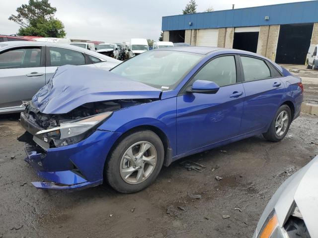 KMHLL4AGXPU581268 - 2023 HYUNDAI ELANTRA SE BLUE photo 1