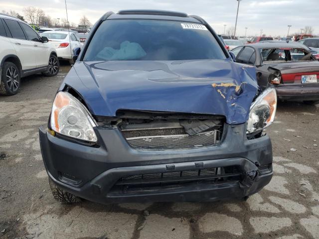 JHLRD78842C027642 - 2002 HONDA CR-V EX BLUE photo 5