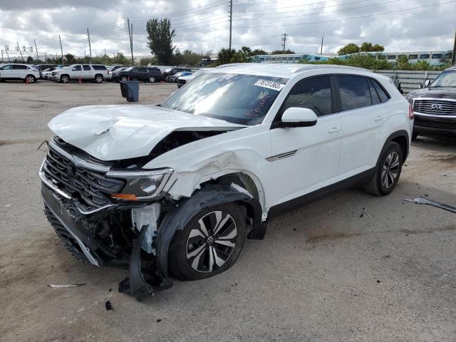 1V2DE2CA0RC204486 - 2024 VOLKSWAGEN ATLAS CROS SE თეთრი ფოტო 1