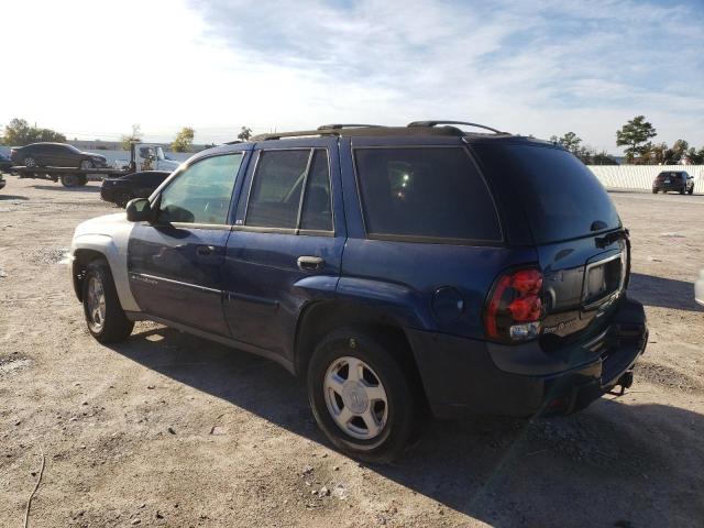 1GNDS13S722184074 - 2002 CHEVROLET TRAILBLAZE BLUE photo 2