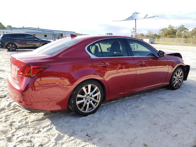 JTHBE1BL3FA002396 - 2015 LEXUS GS 350 RED photo 3