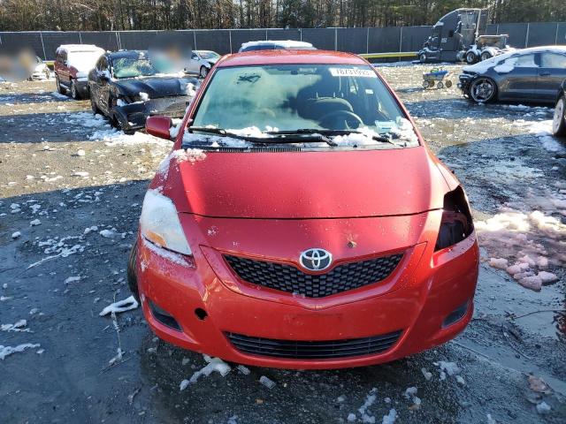 JTDBT4K33A4069175 - 2010 TOYOTA YARIS RED photo 5