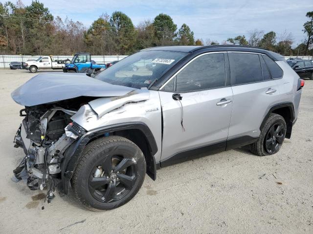 4T3E6RFV4MU044581 - 2021 TOYOTA RAV4 XSE SILVER photo 1