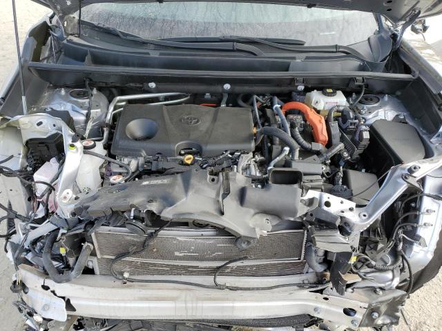 4T3E6RFV4MU044581 - 2021 TOYOTA RAV4 XSE SILVER photo 12