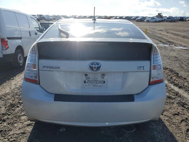 JTDKN3DUXA0044839 - 2010 TOYOTA PRIUS WHITE photo 6