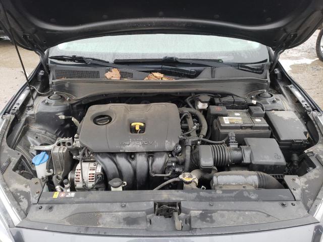 3KPF54AD8KE056444 - 2019 KIA FORTE EX GRAY photo 11