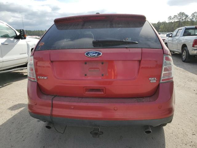 2FMDK4JC0ABA03911 - 2010 FORD EDGE SEL RED photo 6