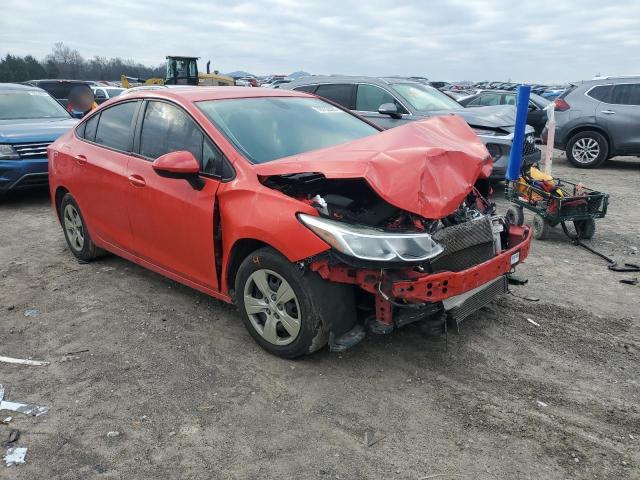 1G1BC5SM6H7240839 - 2017 CHEVROLET CRUZE LS RED photo 4