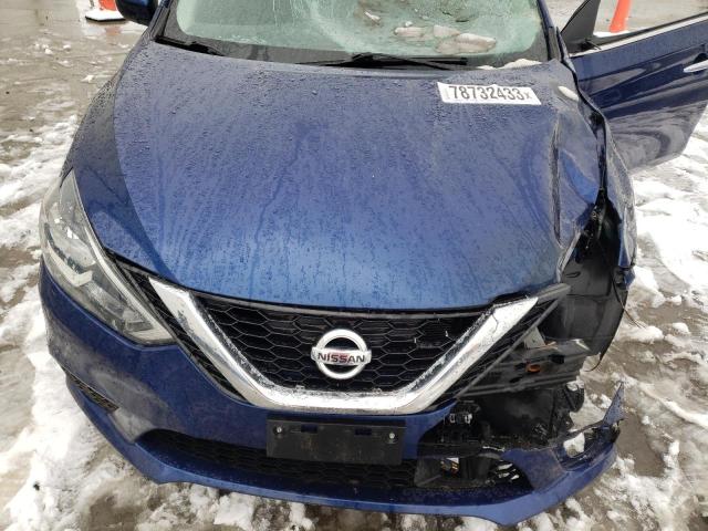 3N1AB7AP9KY358938 - 2019 NISSAN SENTRA S BLUE photo 11