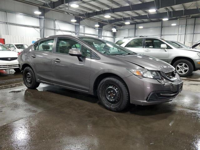 19XFB2F51DE049742 - 2013 HONDA CIVIC LX SILVER photo 4