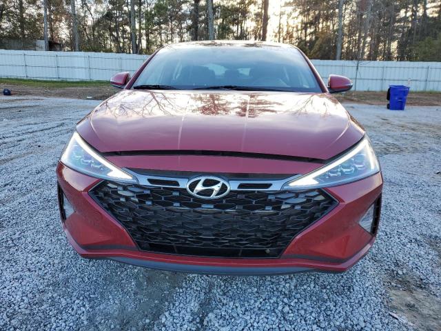 KMHD04LB9KU833454 - 2019 HYUNDAI ELANTRA SPORT BURGUNDY photo 5