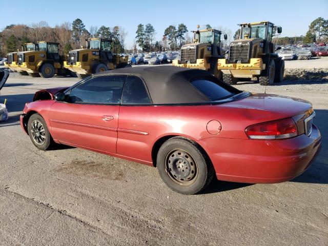 1C3EL45X04N368668 - 2004 CHRYSLER SEBRING LX RED photo 2