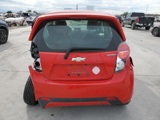 KL8CA6S96FC800942 - 2015 CHEVROLET SPARK LS RED photo 6