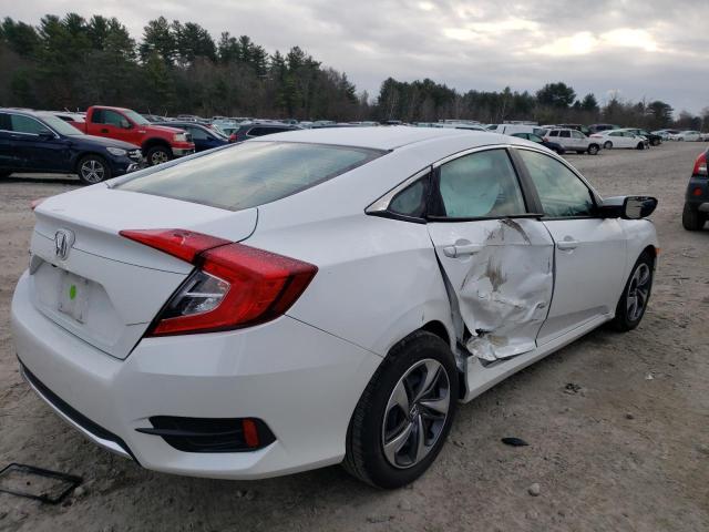 2HGFC2F61MH540842 - 2021 HONDA CIVIC LX WHITE photo 3