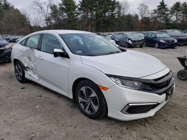 2HGFC2F61MH540842 - 2021 HONDA CIVIC LX WHITE photo 4