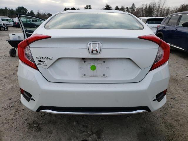 2HGFC2F61MH540842 - 2021 HONDA CIVIC LX WHITE photo 6