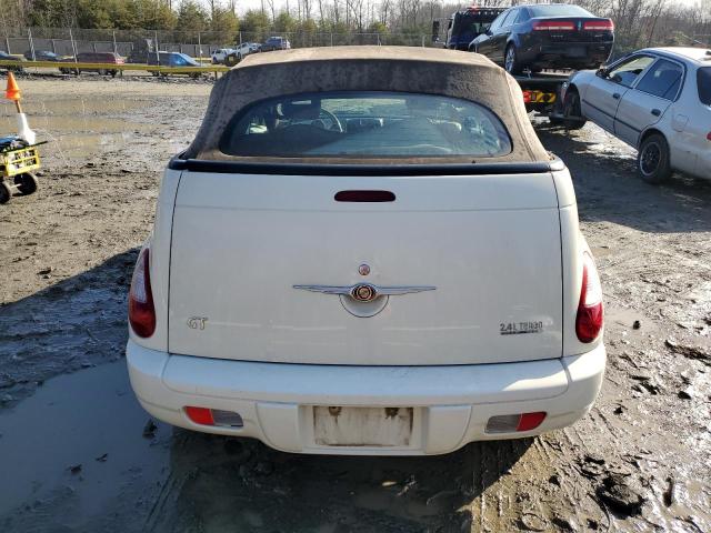 3C3HY75S56T262465 - 2006 CHRYSLER PT CRUISER GT WHITE photo 6