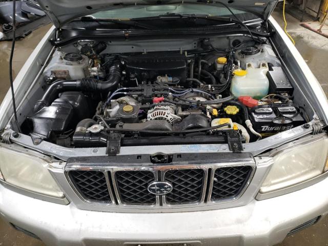 JF1SF65661H737994 - 2001 SUBARU FORESTER S SILVER photo 11