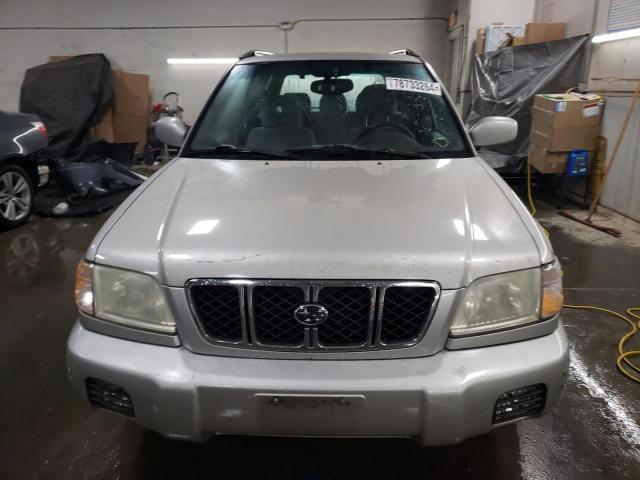 JF1SF65661H737994 - 2001 SUBARU FORESTER S SILVER photo 5