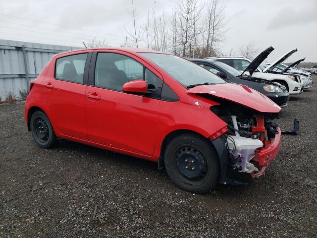 VNKKTUD3XFA023873 - 2015 TOYOTA YARIS RED photo 4