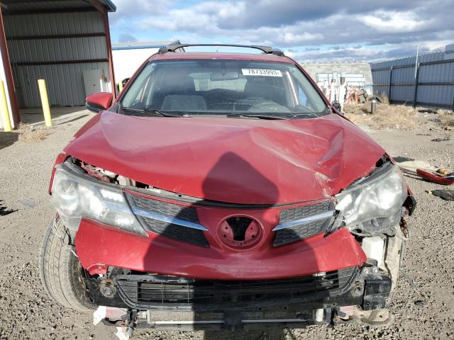 JTMRFREVXFD114538 - 2015 TOYOTA RAV4 XLE RED photo 5