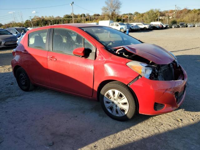 JTDKTUD36DD572247 - 2013 TOYOTA YARIS RED photo 4