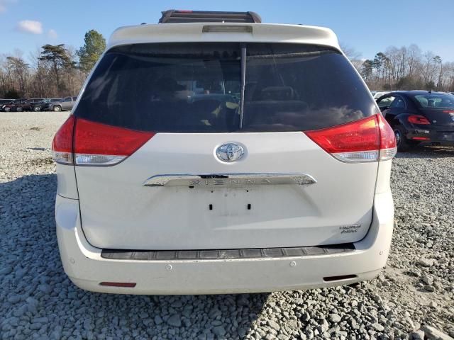 5TDDK3DC6DS052348 - 2013 TOYOTA SIENNA XLE WHITE photo 6