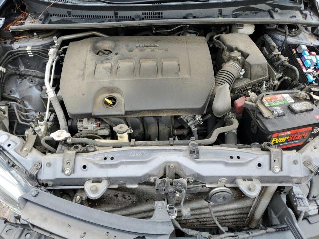 5YFBURHE2KP935871 - 2019 TOYOTA COROLLA L GRAY photo 11