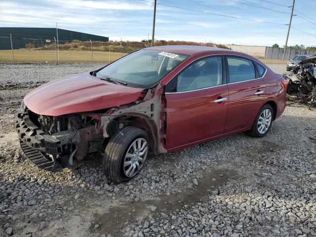 3N1AB7AP4GY236611 - 2016 NISSAN SENTRA S MAROON photo 1